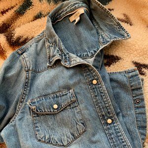 J. Crew Western styled Denim shirt